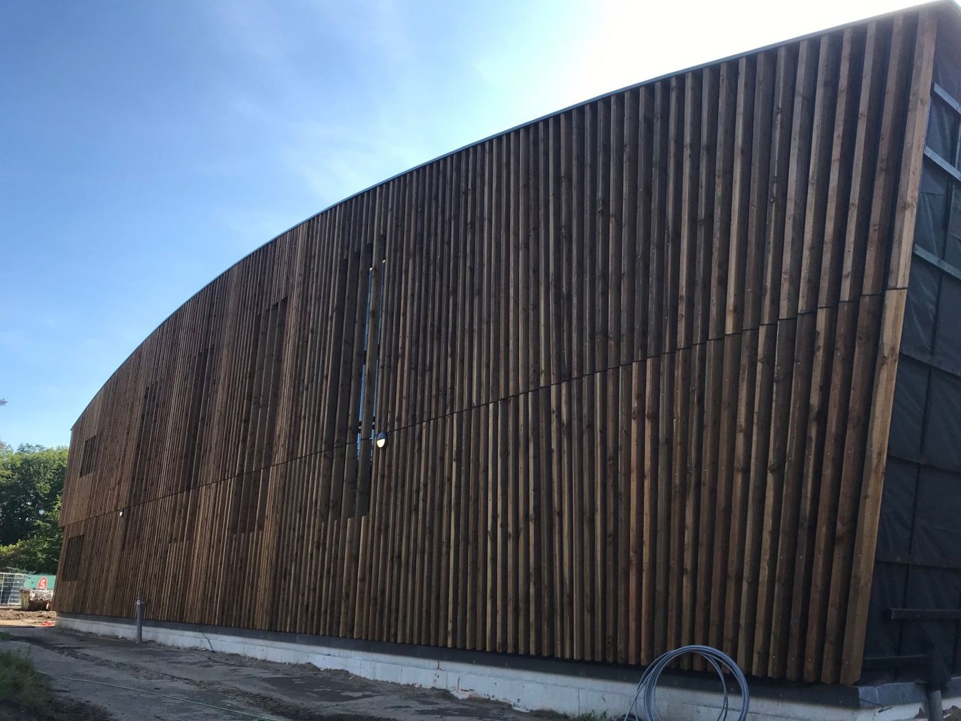 Centrop levert hout voor pompgebouw